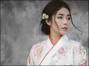 Kimono, Azjatka, Kobieta