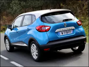 Tył, Niebieski, Renault Captur