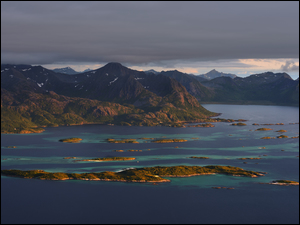 Skaliste jezioro w Norwegii