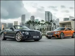 Bentley Continental GT V8, Coupe, Samochody, Dwa, Kabriolet