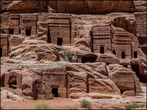 Skalne grobowce w Jordanii