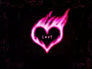 love, Walentynki, płonące serce