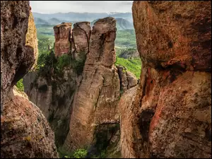 Skalna formacja Belogradchik Rocks w górach bałkańskich