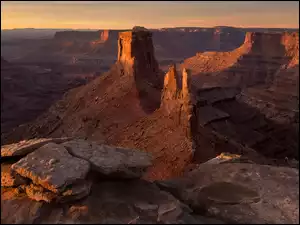 Formacje, Park Narodowy Canyonlands, Kanion, Stany Zjednoczone, Skały, Stan Utah