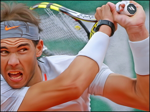 Grafika, Rafael Nadal, Tenis