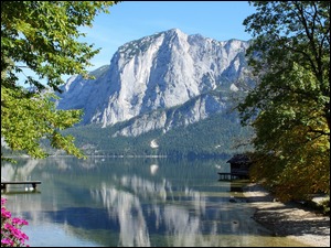 Jezioro Altausseer w Martwe góry Austria