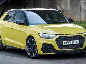 Przód, Żółte, Audi A1 Citycarver