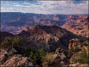 Góry i wielki kanion Kolorado w Stanie Arizona