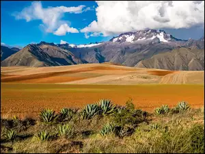 Peruwiański górzysty krajobraz