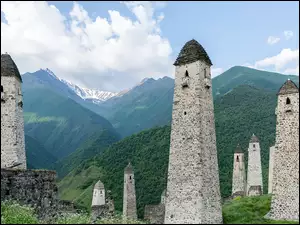 Wieże bojowe Erzi w Republika Inguszetii