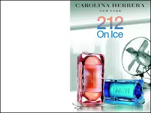 on, perfumy, Carolina Herrera, flakon, 212, ice