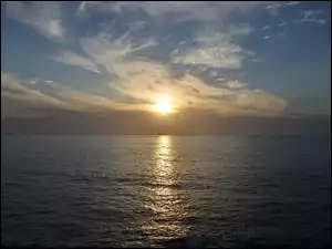 Zachód słońca na hiszpańskiej wyspie