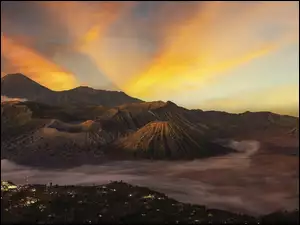 Wulkan Bromo na wyspie Java w Indonezji