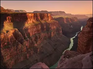 Wielki Kanion Kolorado, Rzeka Kolorado, Park Narodowy Wielkiego Kanionu, Stany Zjednoczone, Grand Canyon