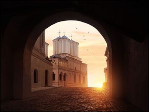 Brama, Łuk, Katedra patriarchalna św Konstantyna i Heleny, Rumunia, Kościół, Bukareszt
