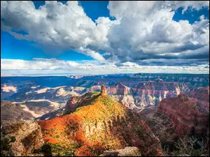 Grand Canyon, Park Narodowy Wielkiego Kanionu, Skały, Stany Zjednoczone, Kanion, Arizona
