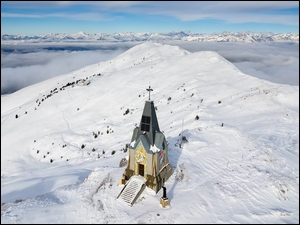 Kościół, Góry, Zima