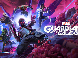 Plakat z gry Guardians of the Galaxy