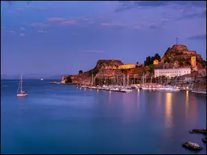 Stara Forteca Korfu i przystań