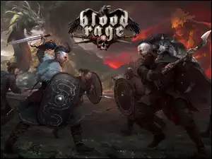 Walka wikingów w grze Blood Rage