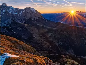 Poranek w Alpach Salzburskich