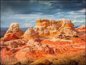 Czerwone skały White Pocket w Arizonie