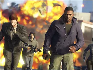 Pożar w grze Grand Theft Auto V