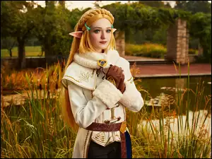 Kobieta elf z gry The Legend Of Zelda