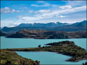 Jezioro Belgrano w prowincji Santa Cruz w Patagonii w Argentynie