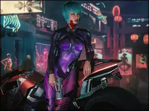 Postać Lady z gry Cyberpunk 2077