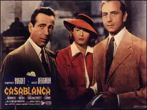 Casablanca, Humphrey Bogart, Paul Henreid, Ingrid Bergman
