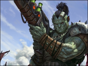 Wojownik Ork w grze World Of Warcraft