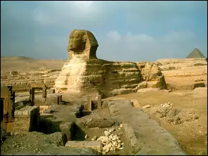 Sphinx, Pustynia, Egipt