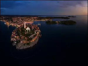 Miasto Rovinj w Chorwacji