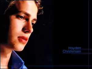 Hayden Christensen, niebieska koszula