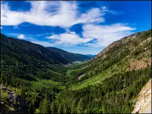 Pasmo górskie Gór Skalistych w Idaho