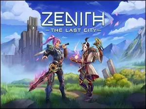 Postacie na plakacie z gry Zenith the Last City