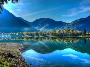 Jezioro Idro w Alpach