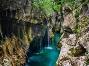 Wąwóz rzeki Socza w Słowenii