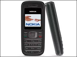 Bok, Nokia 1208, Czarna