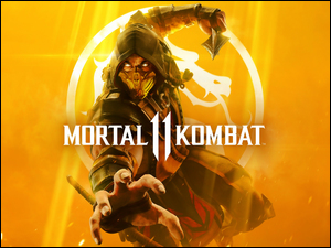 Postać na plakacie z gry Mortal Kombat 11