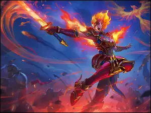 Postać Phoenix Amateras z gry Smite Battleground of the God