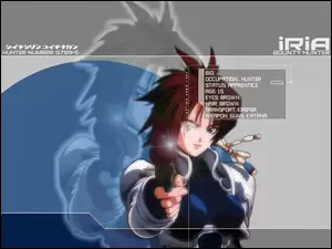 pistolet, Manga Iria, postać