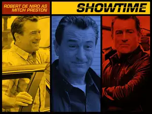 Showtime, napis, kolory, Robert De Niro