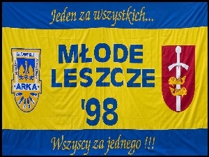 Młode Leszcze, Flaga, Arka Gdynia