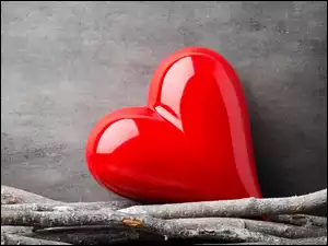 Serce czerwone z patykami