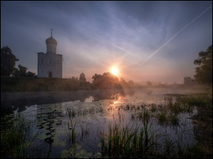 Kościół wstawiennictwem Matki Boskiej nad rzeką Nerl w rosyjskiej miejscowości Bogolubowo