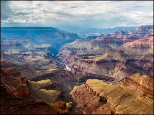 Wielki Kanion Kolorado, Grand Canyon, Stany Zjednoczone, Park Narodowy Wielkiego Kanionu, Arizona, GĂłry, Rzeka Kolorado