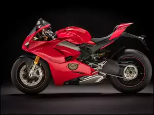 model motocykla Ducati 2018 Panigale V4 S w czerwonym kolorze