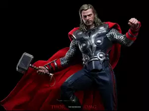 Australijski aktor Chris Hemsworth w scenie z Thor Avengers Hot Toys